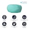Flash Furniture Bean Bag Chair, 42 in W 42" L 19" H DG-BEAN-LARGE-SOLID-MTGN-GG - alternate 2